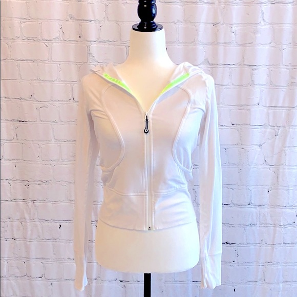 White Lululemon Sweatshirt Hoodie - Picture 1 of 2